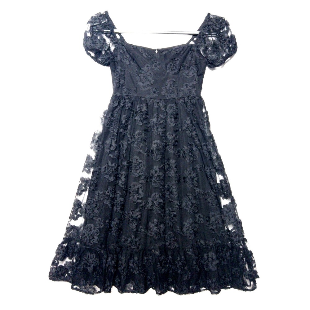 Lulus Notable Elegance 3D Floral Lace Overlay Midi Dress Womens Best Fits S M - Picture 2 of 16